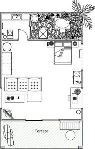 Deluxe Double Villa Layout